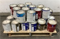 Assorted 1 Gal Buckets of Paint
