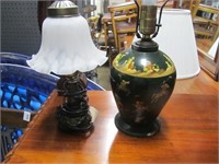 2 Table Lamps-1 Oriental Style