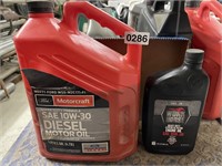 (2) 10W-30 Motor Oil 1 Partial Jug