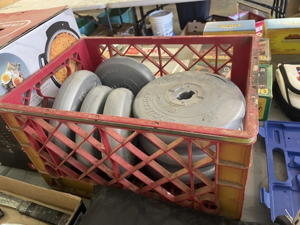 Crate of weights