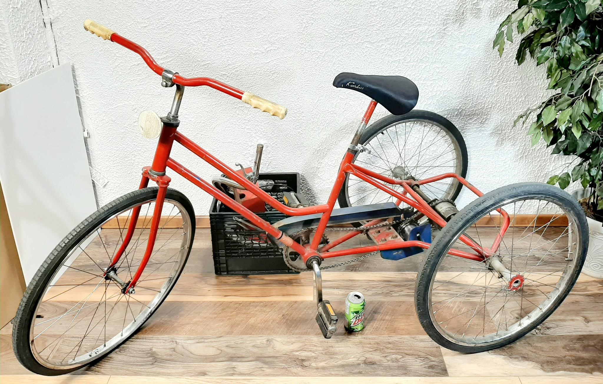 Tricycle vintage avec différentiel COLUMBIA 1977 *