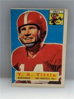 1956 Topps #86 YA Tittle HOF San Francisco 49 ers