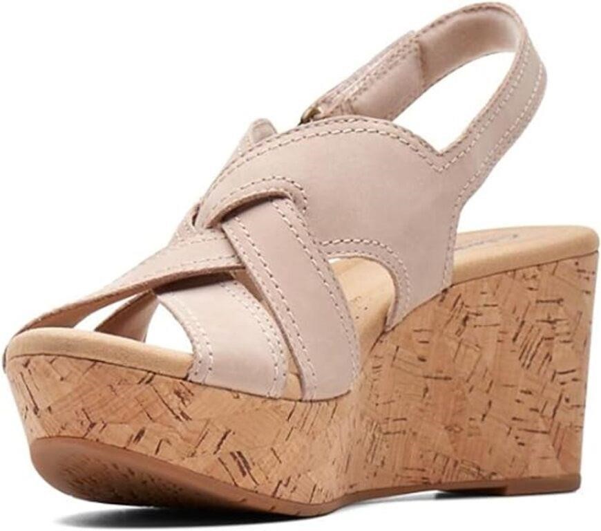 Size 9.5-Clarks womens Rose Erin Wedge