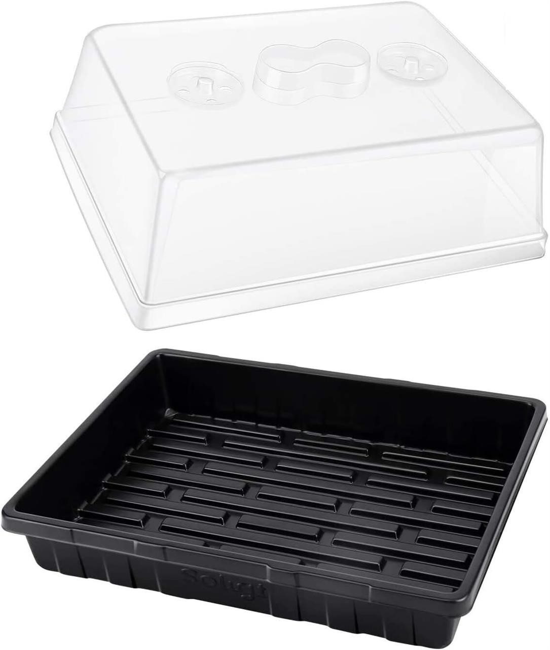 Thick Plastic 3-Set Seed Starter Trays