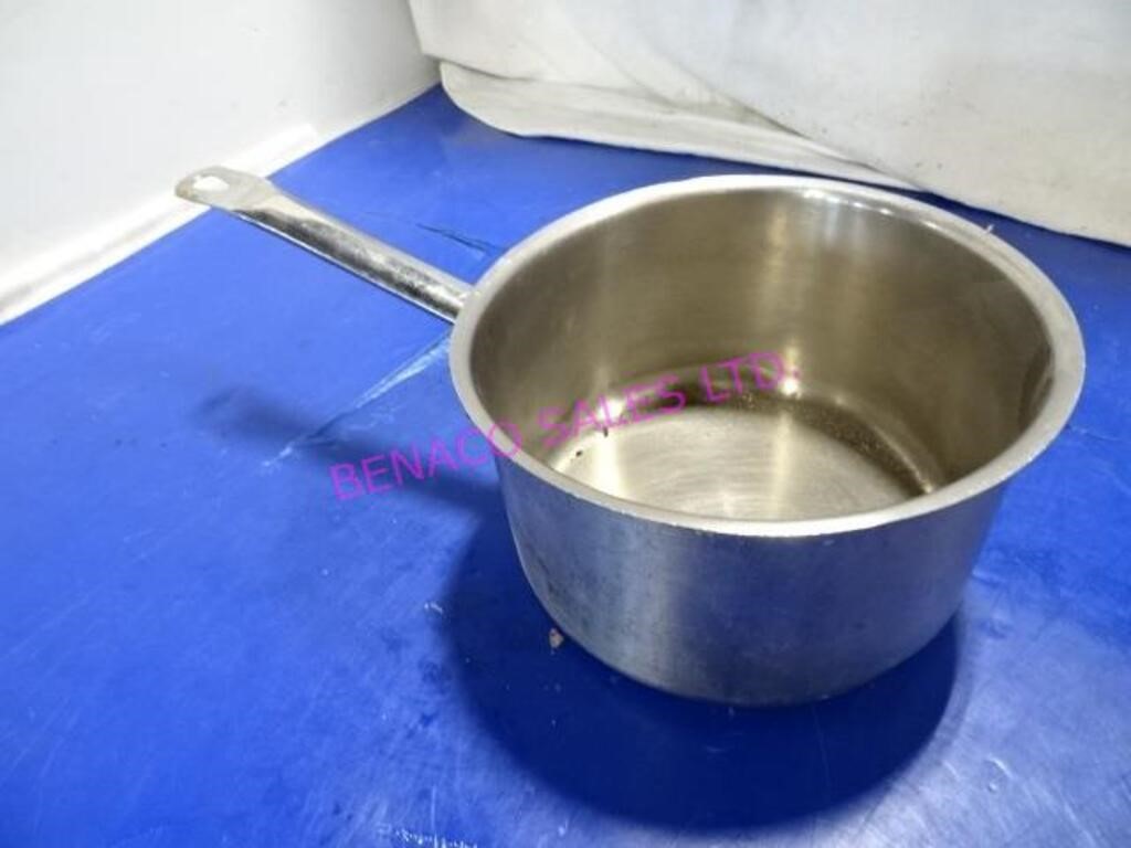 2X,9"D S/S INDUCTION POTS, SMALL DENT