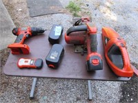 Battery B&D Circular Saw - Hand Vac