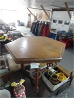 Hexagon Wood Table