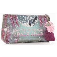 Papaya Small Cosmetics Bag - Love You To The Moon