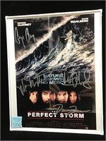 Multi-Autographed The Perfect Storm Cast Promo