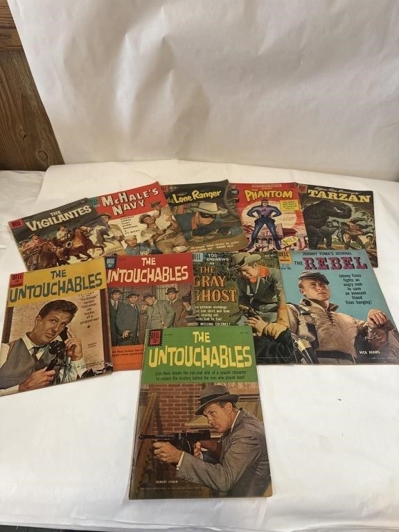 Lot of 10 Vintage Dell Comic Books