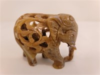 Elephant Carved inside Elephant from Soapstone