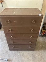 Brown chest of drawers