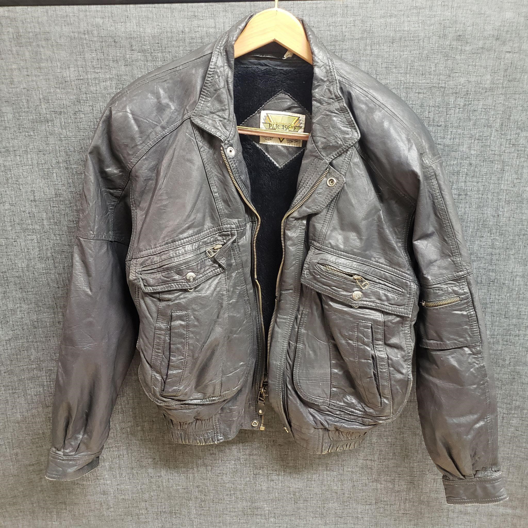 Phase 2 Vintage Leather Jacket Size M