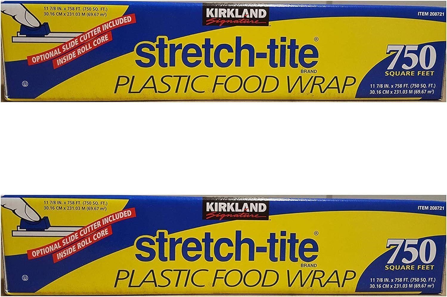 Pack of 2 Stretch Tite Plastic Food Wrap