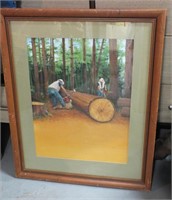 LUMBERJACK WALL ART