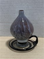 Unique Glass Bud Vase With Handle