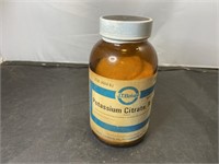 Vintage 6" JT BAker Potassium Citrate Bottle