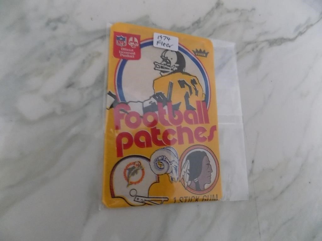 1974 Fleer Football Patches Sealed Pack