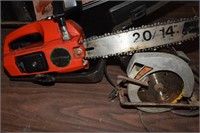 CRAFTSMAN CHAIN SAW & SKILL SAW !-H-3