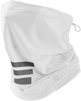 New white cycling neck gaiter/face protector