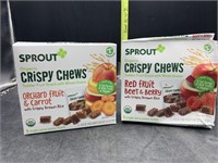 2 organic crispy chews - 10 single serve packs