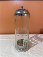 Vintage Straw Container/ Dispenser