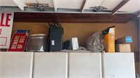 Shelf lot of welding masks and Wire Sets