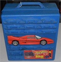 Hot Wheels 100 Diecast Car Carry Case +Vehicles