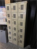 18-HOLE WIN-HOLT EQUIPMENT GROUP METAL LOCKERS -