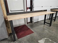 GLADIATOR WOOD AND METAL WORK BENCH W/ OUTLET