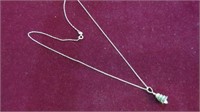 LADIES .925 STERLING BELL NECKLACE