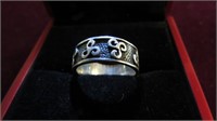 LADIES .925 STERLING BAND SIZE 6.5