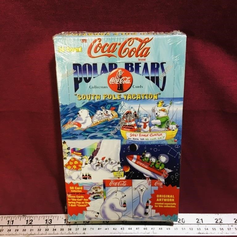 1996 Box Of Coca-Cola Polar Bears Cards (Sealed)