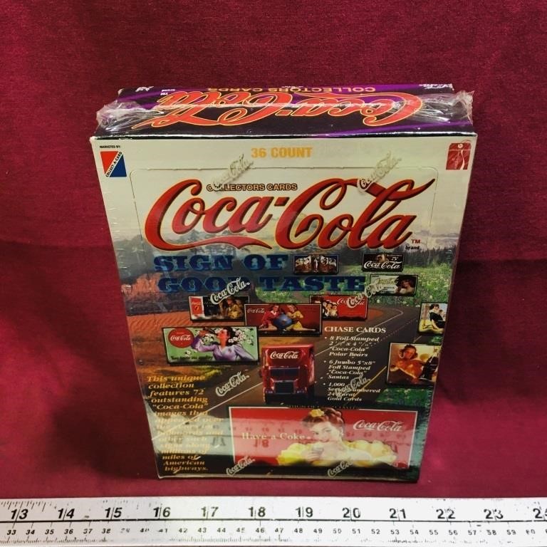 1996 Box Of Coca-Cola Trading Cards (Sealed)