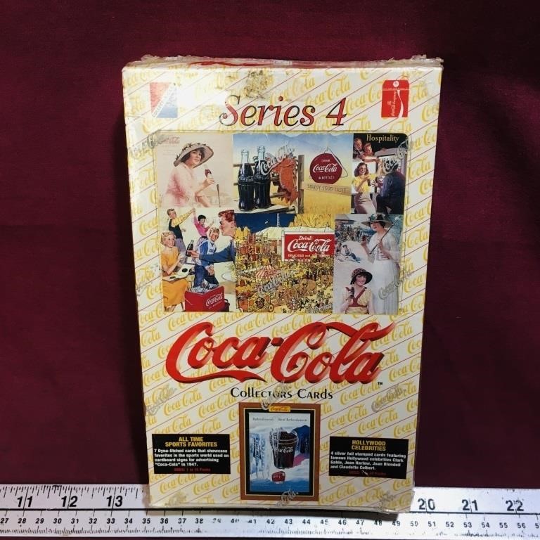 1995 Box Of Coca-Cola Series 4 Cards (Sealed)
