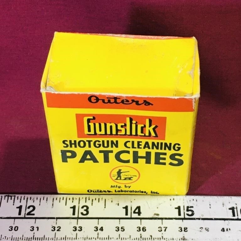 Box Of Outers Gunslick Shotgun Cleaning Patches