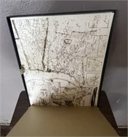 LOT OF FRAMEABLE CITY STREET MAPS