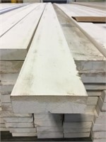 1 x 4" x 16' Primed Mahogany Boards x 160LF