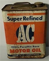 Super Refined Motor Oil Can