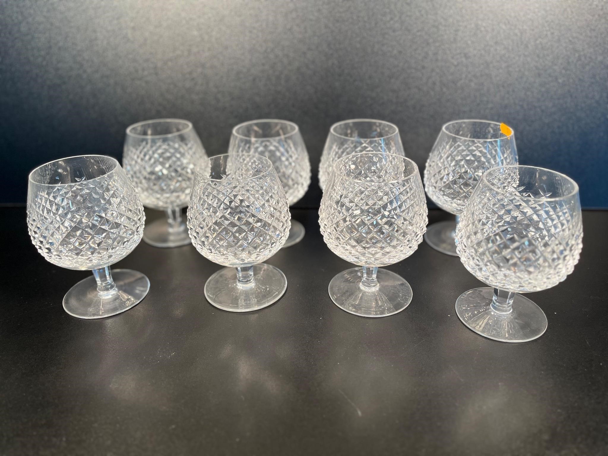 8- Waterford Alana 12 Oz. Brandy Glasses