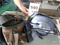 Craftsman circular saw, tool belt