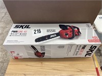 SKIL 40V 14" CHAINSAW W/ BATTERY & CHARGER