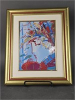 "Blushing Beauty" by Peter Max with COA