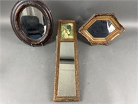 Three Vintage Mirrors