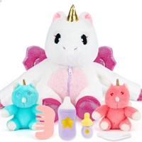 3pc Unicorn Stuffed Toy Set for Girls.x2