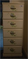 Stencil Painted Chest of Drawers
