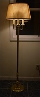 Vintage Brass Multi-Light Floor Lamp - Works