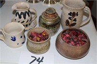 Pottery pieces