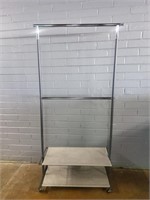 Clothing Rack on Wheels,79in X 35in