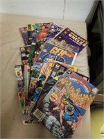 Group of vintage comic books includes Marvel DC